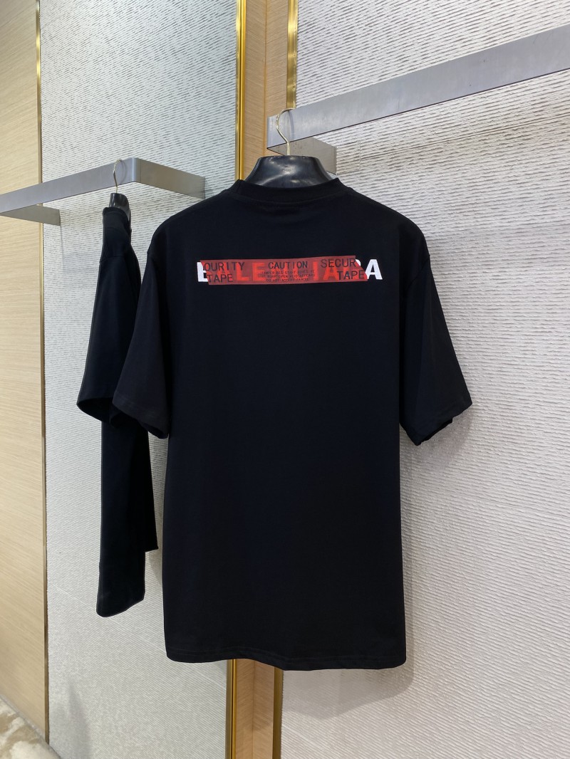 Balenciaga Tape Seal Print Short Sleeve T-Shirt Black 6