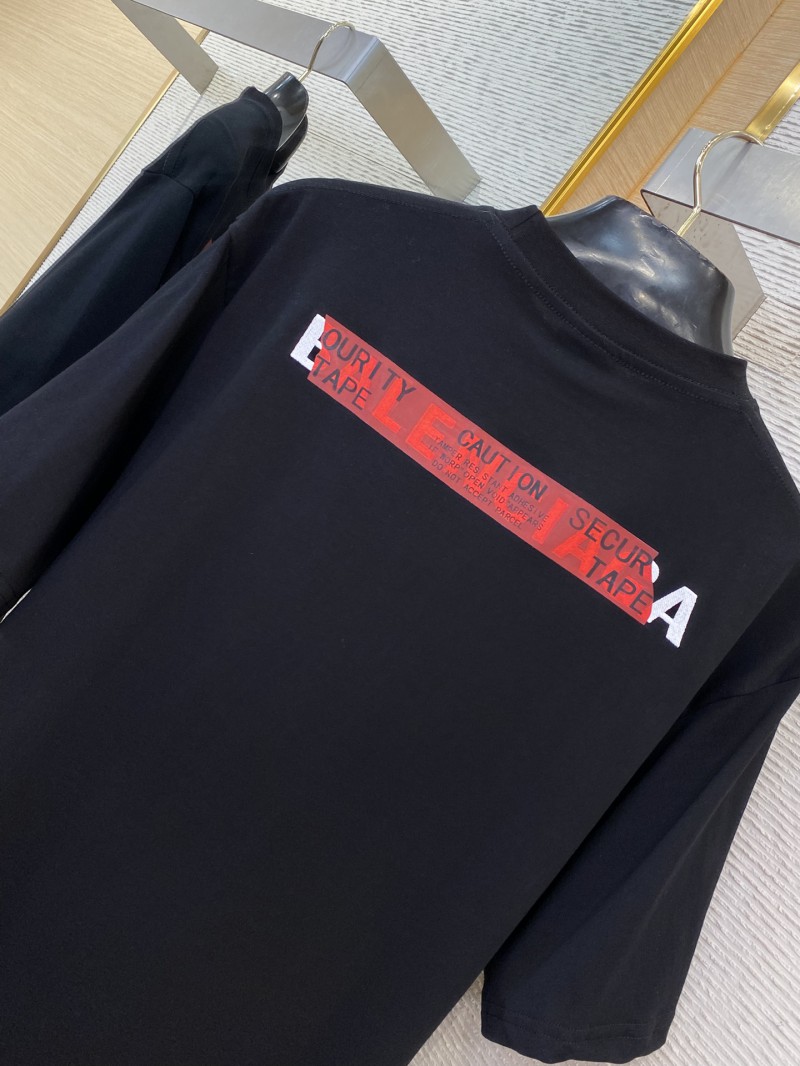 Balenciaga Tape Seal Print Short Sleeve T-Shirt Black 7