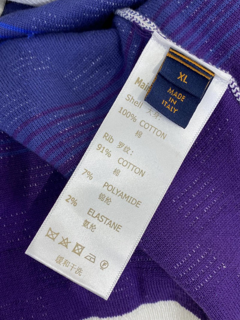 LV Gradient Checkerboard Knit Round Neck Long Sleeve 8