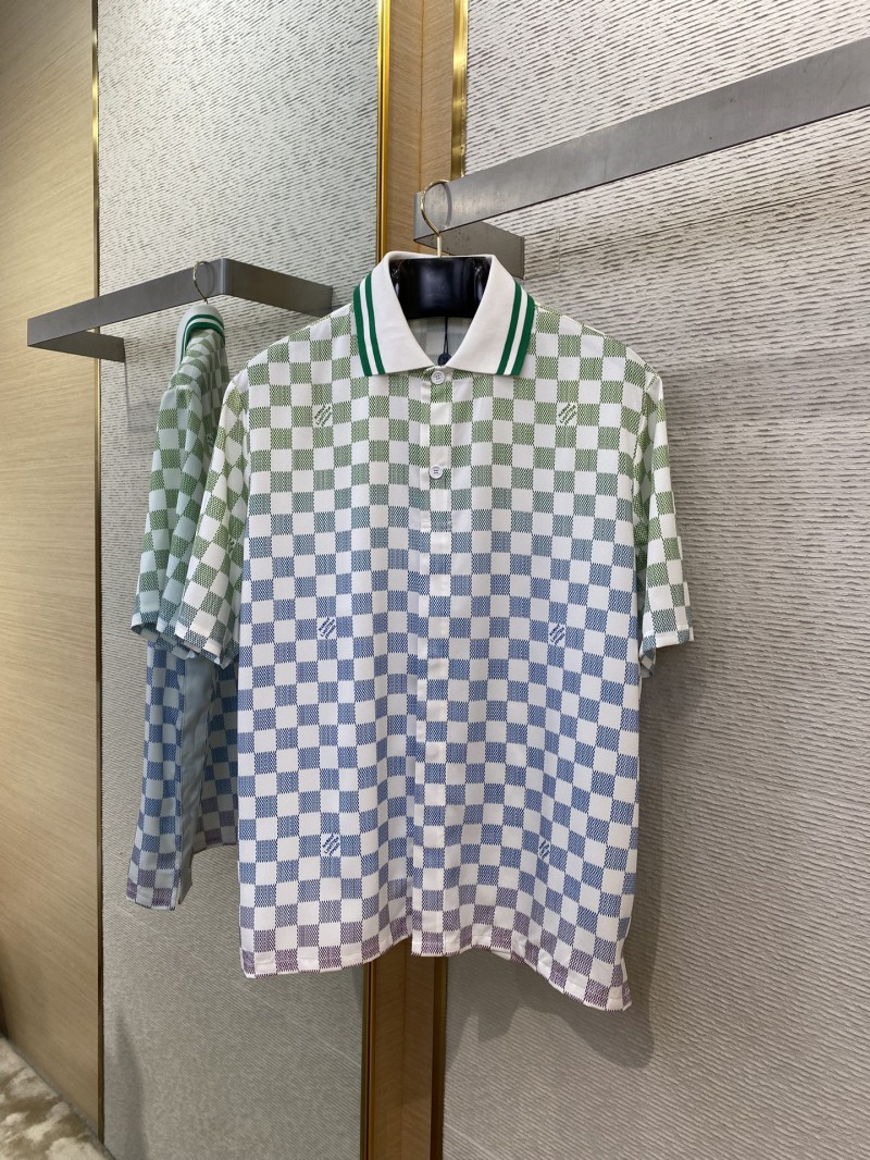 LV Gradient Checkerboard Short Sleeve 4