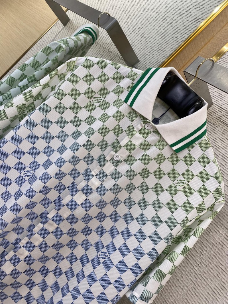 LV Gradient Checkerboard Short Sleeve 5