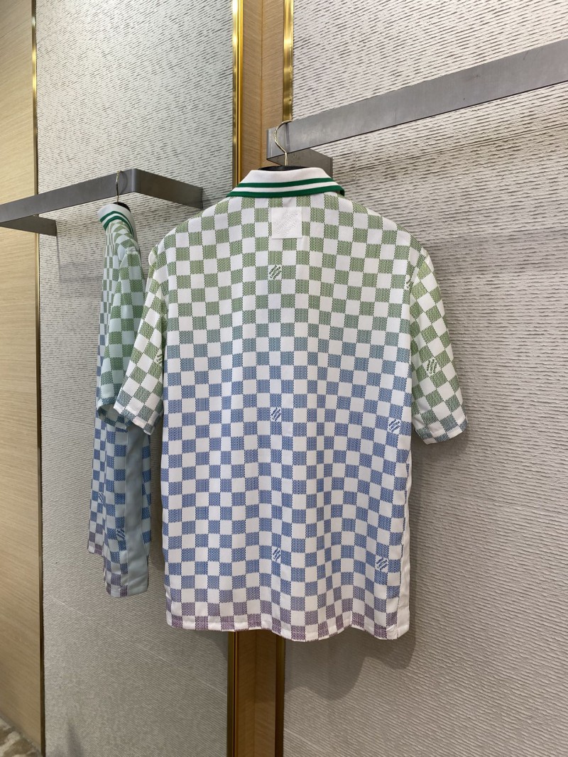 LV Gradient Checkerboard Short Sleeve 6