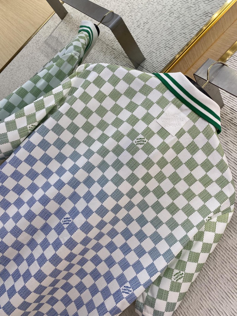LV Gradient Checkerboard Short Sleeve 7