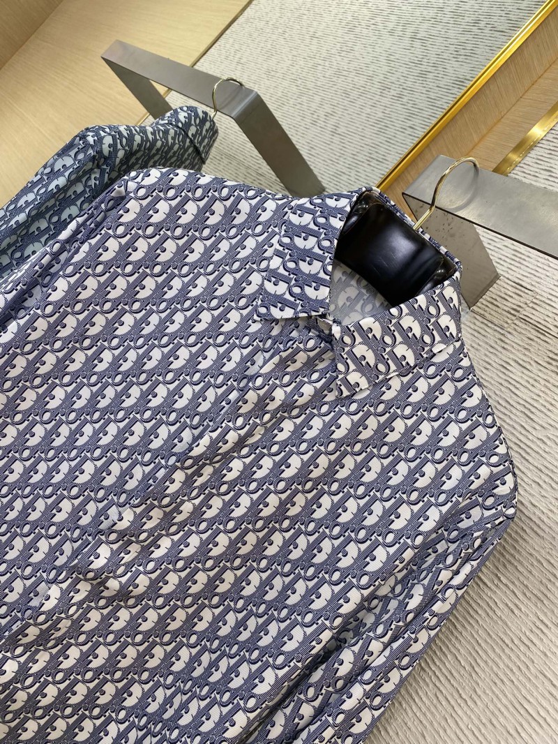 Dior Printed Silk Long Sleeve Shirt 5