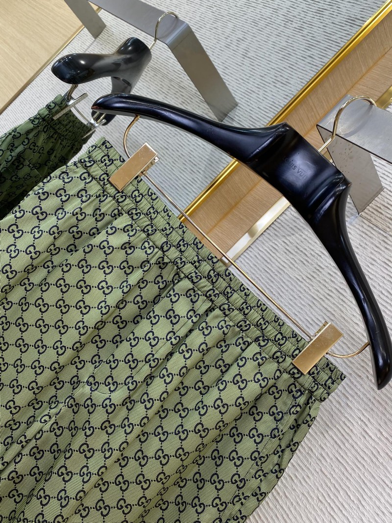 Gucci Double G Print Silk Shorts 5