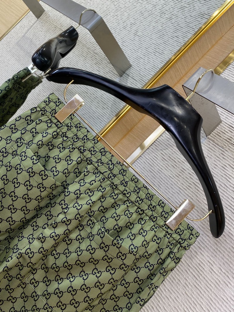 Gucci Double G Print Silk Shorts 7