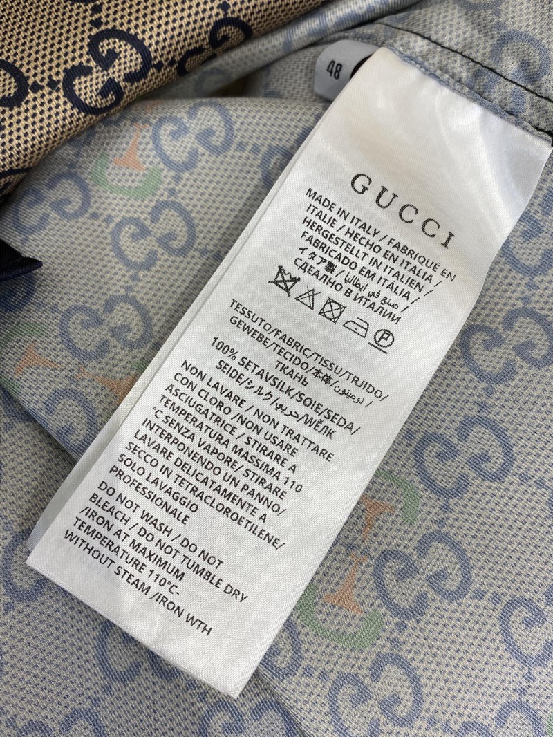 Gucci Colourful Horse Button Print Silk Shorts 8