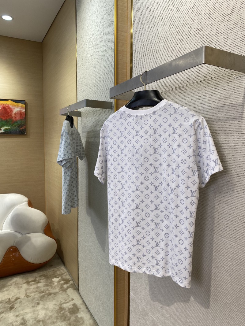 LV Collar Chain Full Print Short Sleeve T-Shirt 3