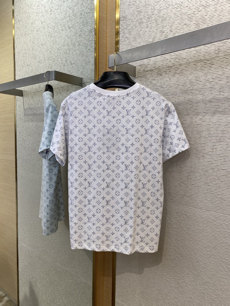 LV Collar Chain Full Print Short Sleeve T-Shirt 6