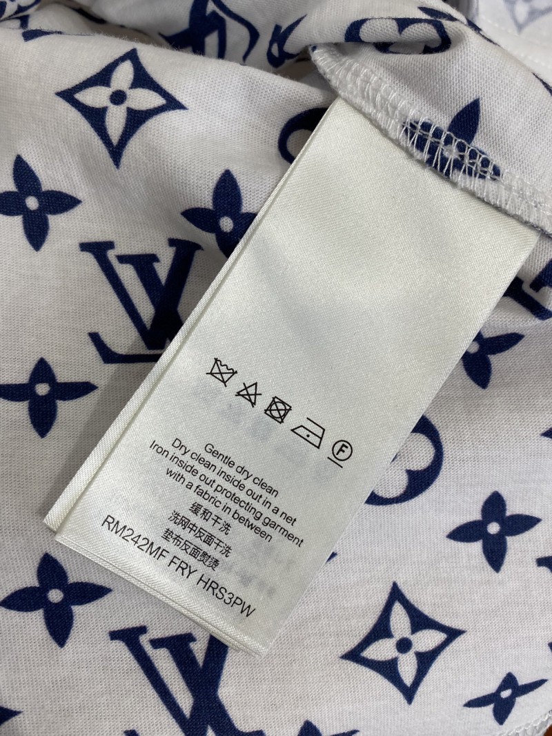 LV Collar Chain Full Print Short Sleeve T-Shirt 8