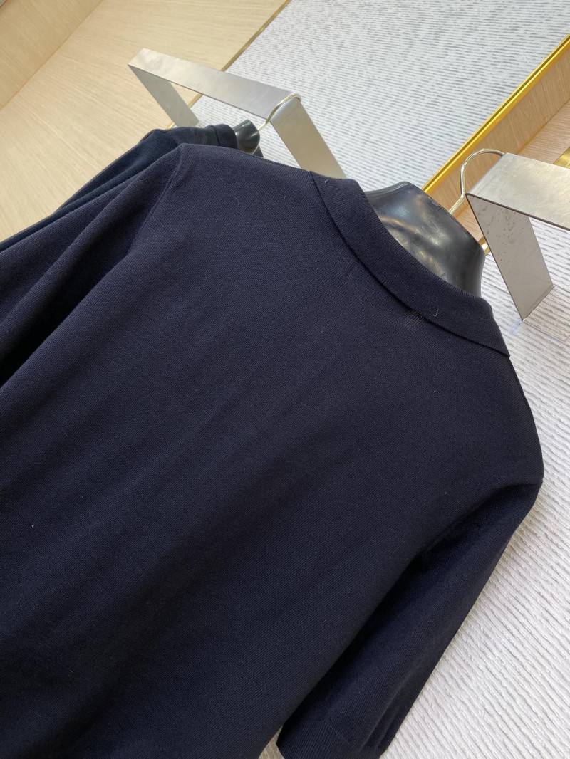 Fendi Embossed Logo Polo Neck Short Sleeve Black 7