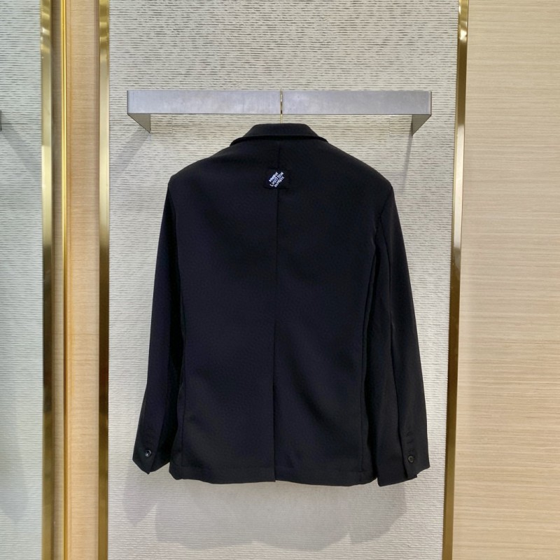 LV logo embroidered blazer 1