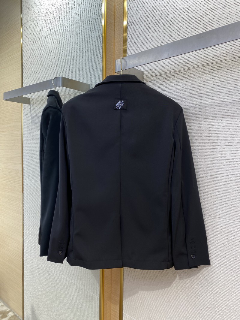 LV logo embroidered blazer 6