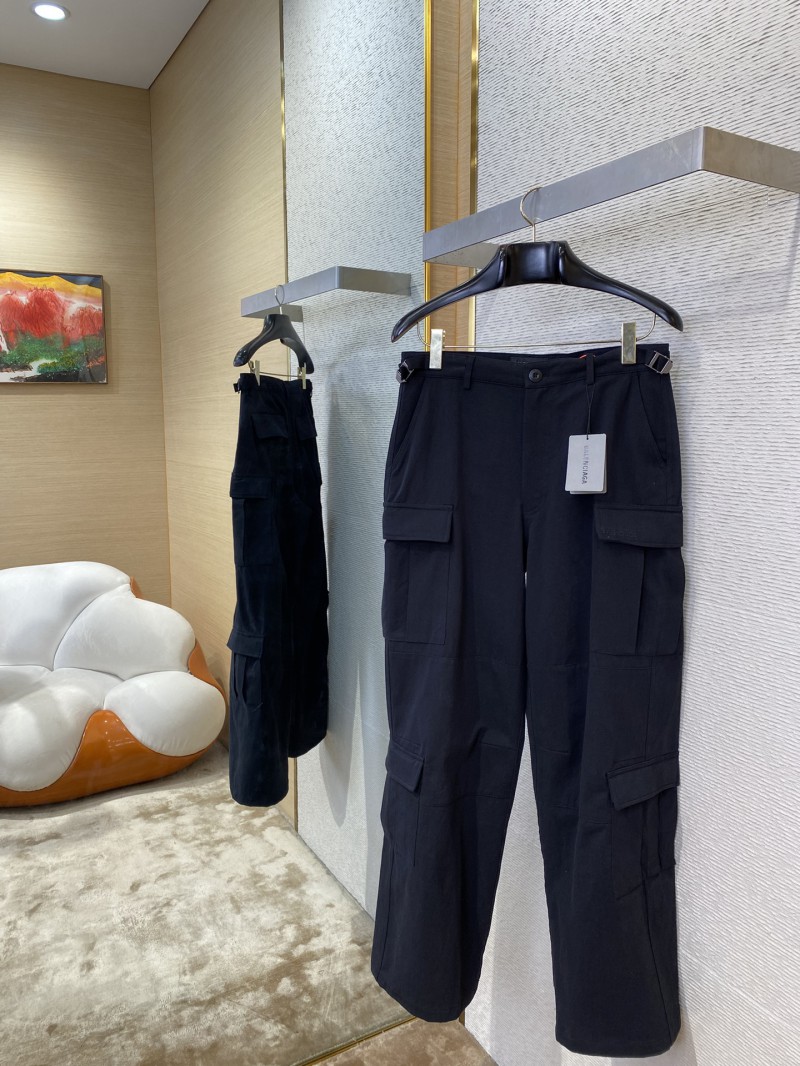 Balenciaga Logo Embroidered Work Trousers 2