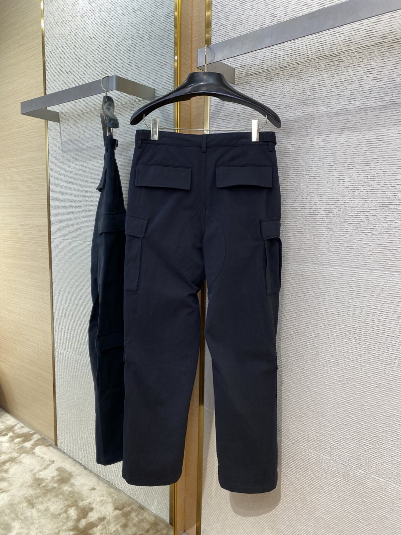 Balenciaga Logo Embroidered Work Trousers 6