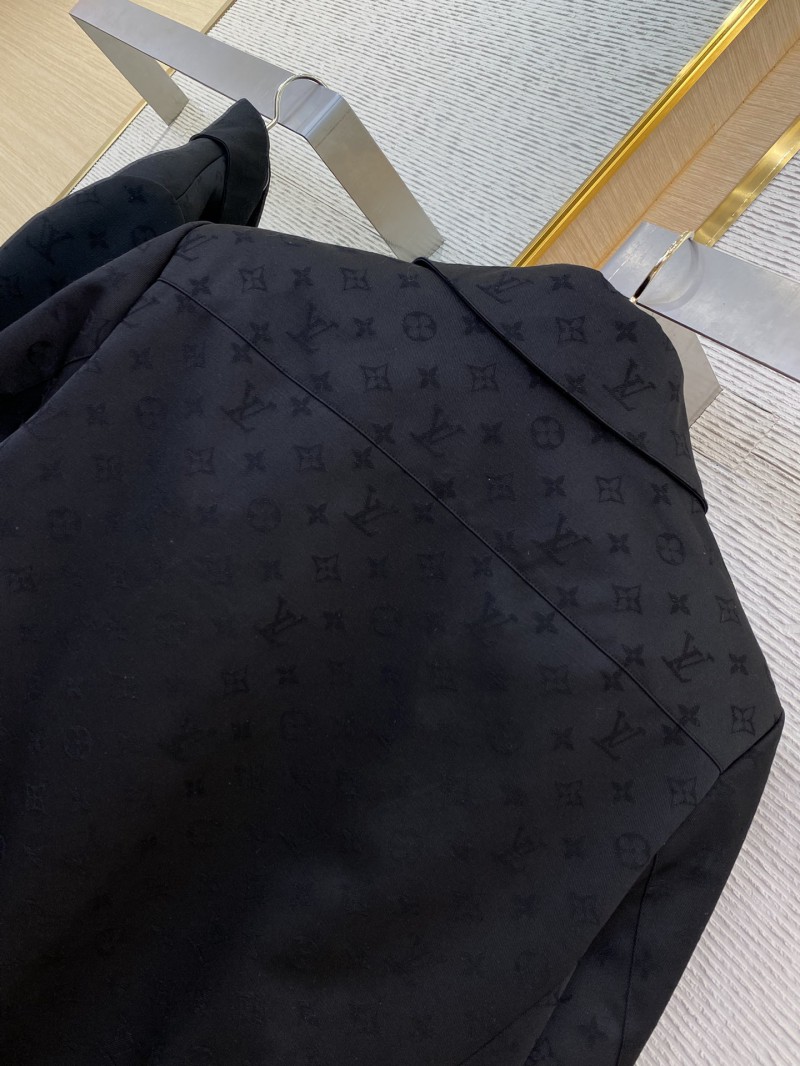 LV Corseted Jacquard Jacket Coat 7