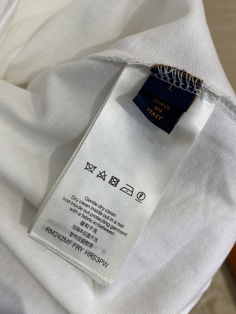 LV Printed Round Neck Short Sleeve T-Shirt 8