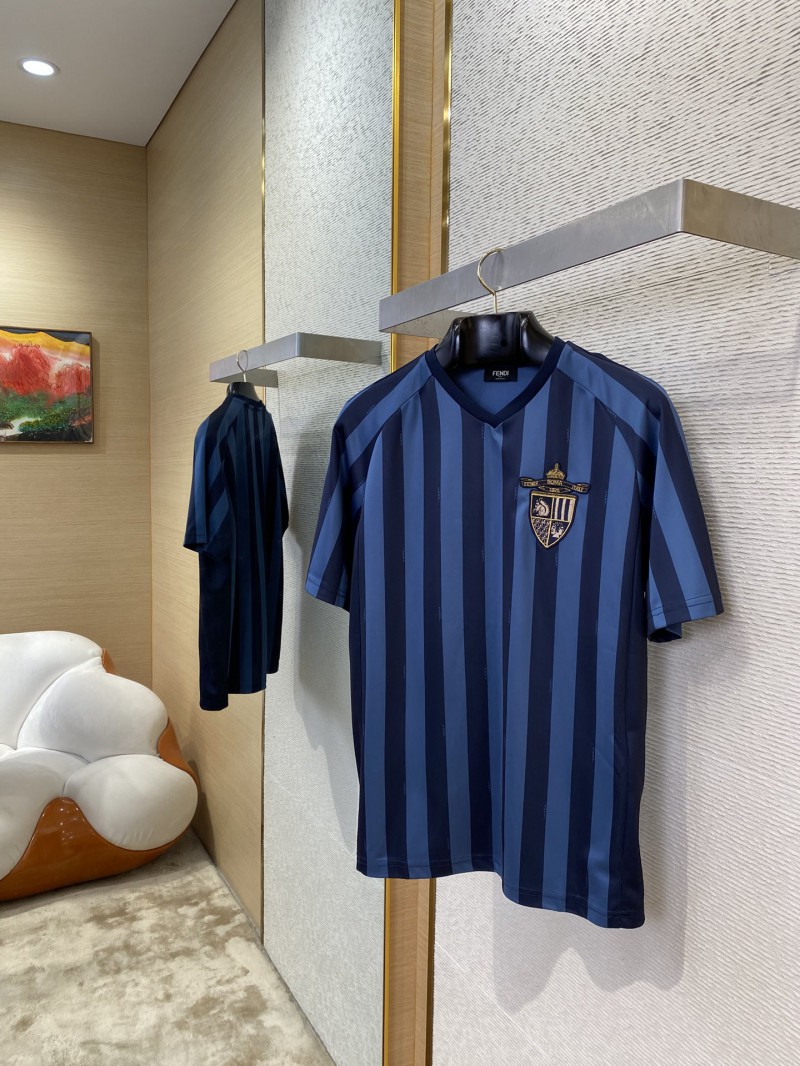 Fendi Club Badge Stripe Short Sleeve 2