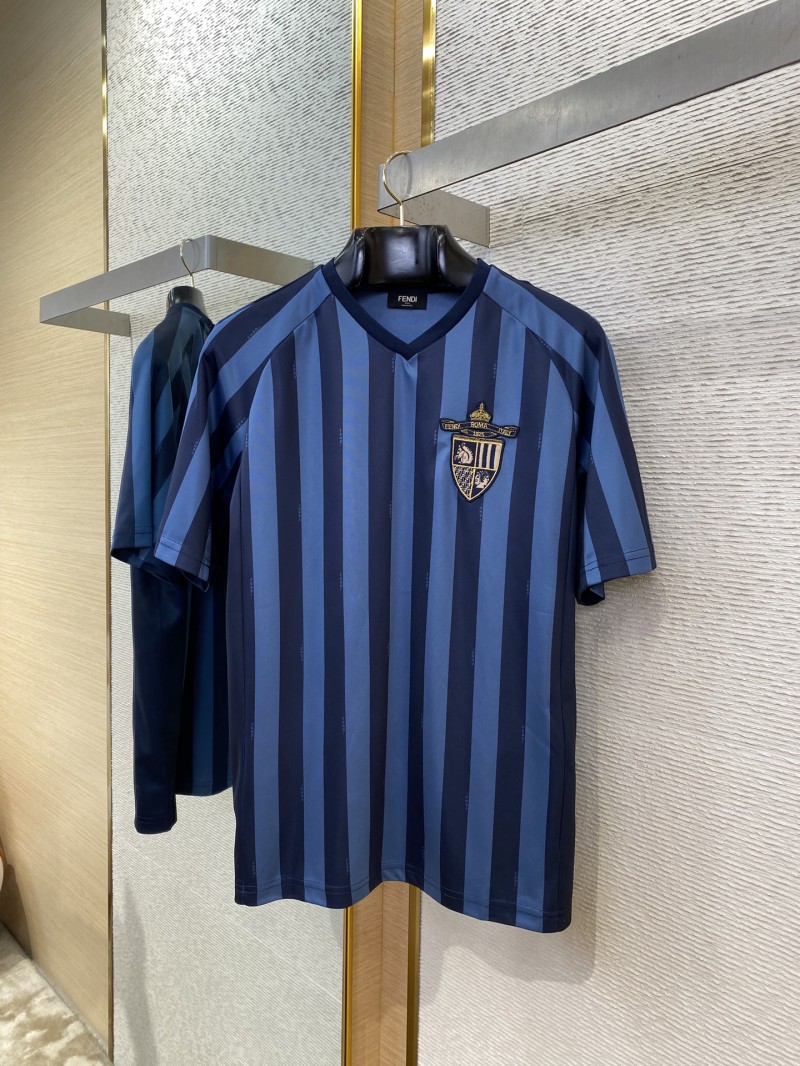Fendi Club Badge Stripe Short Sleeve 4