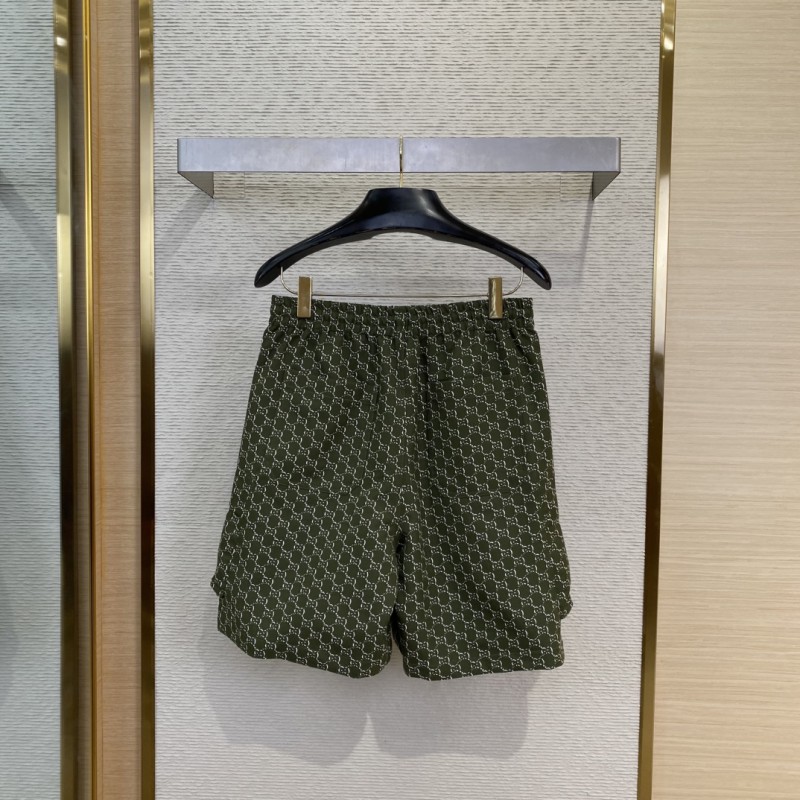 Gucci Jacquard Drawstring Casual Shorts 1