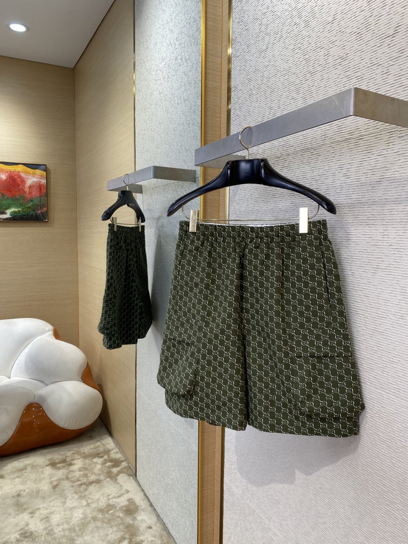 Gucci Jacquard Drawstring Casual Shorts 2