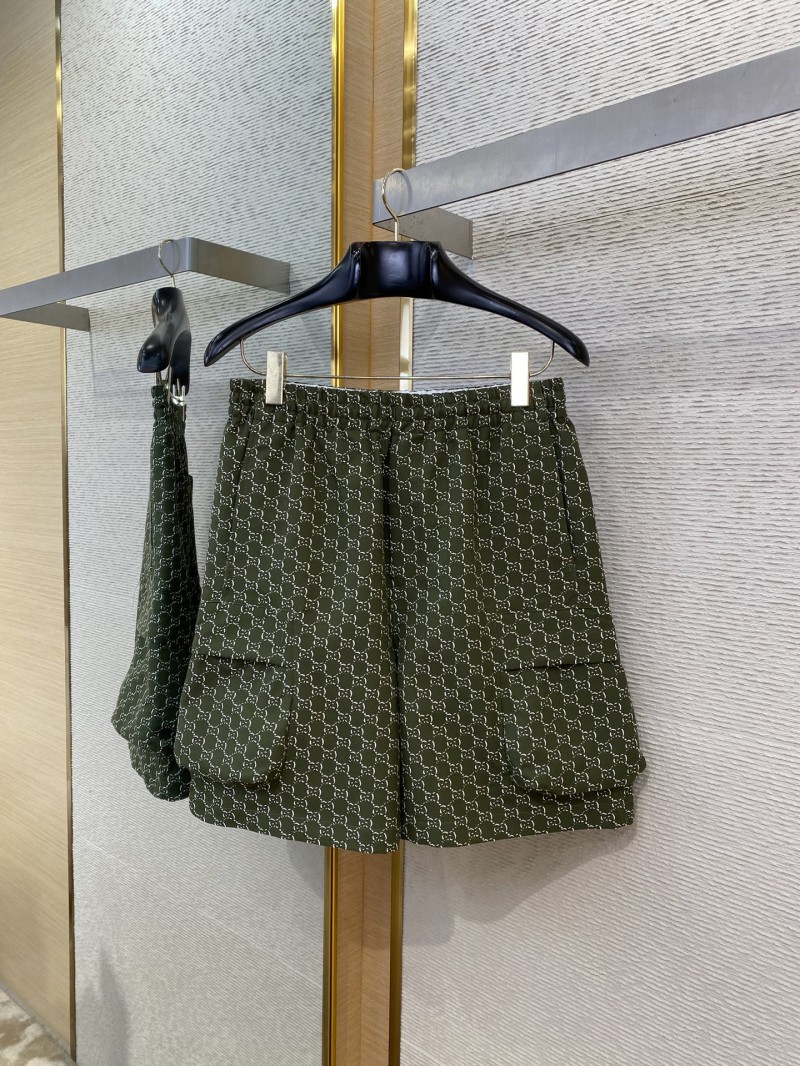 Gucci Jacquard Drawstring Casual Shorts 4