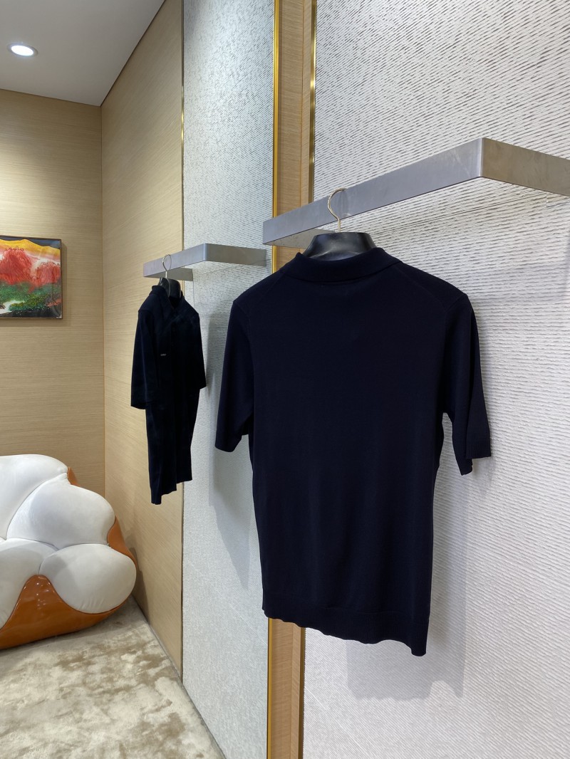 Gucci Alphabet Appliqu??d Knit Polo Shirt 3