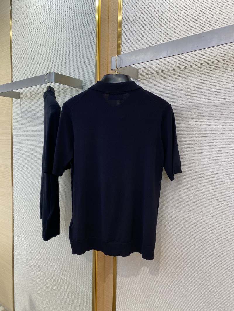 Gucci Alphabet Appliqu??d Knit Polo Shirt 6