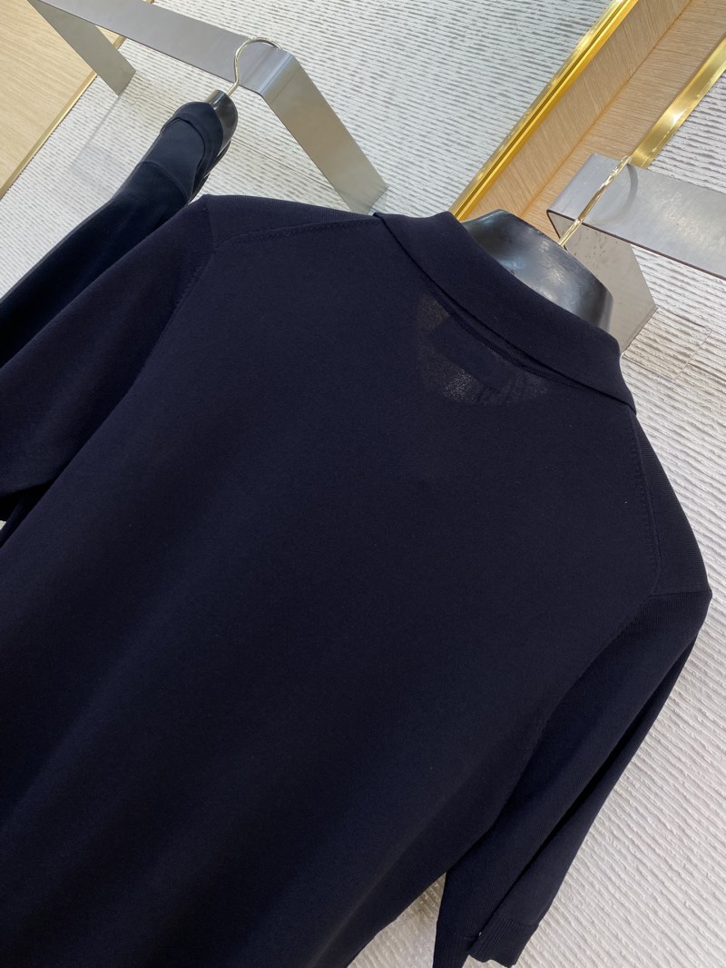 Gucci Alphabet Appliqu??d Knit Polo Shirt 7