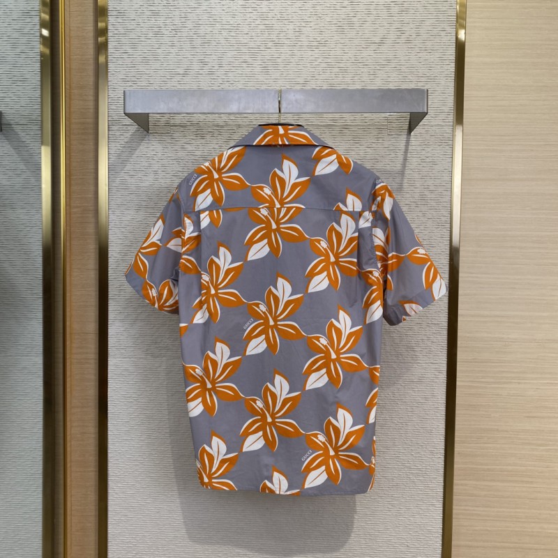 Gucci Floral Print Short Sleeve Shirt 1