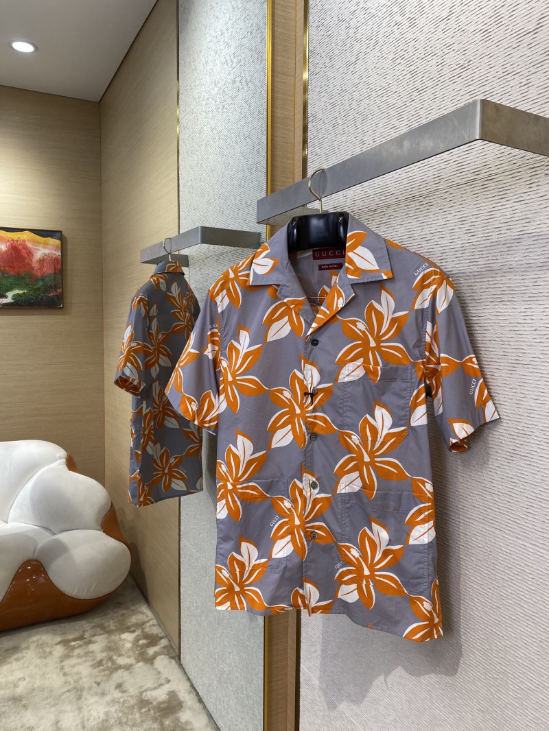 Gucci Floral Print Short Sleeve Shirt 2