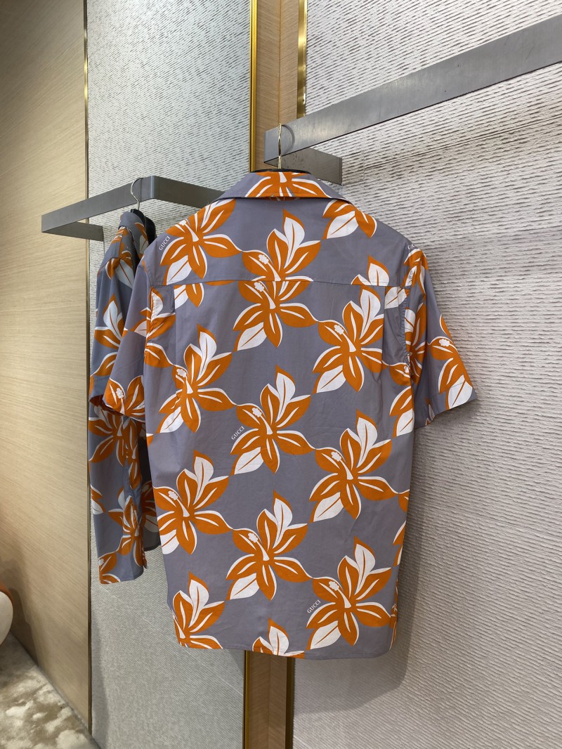 Gucci Floral Print Short Sleeve Shirt 6