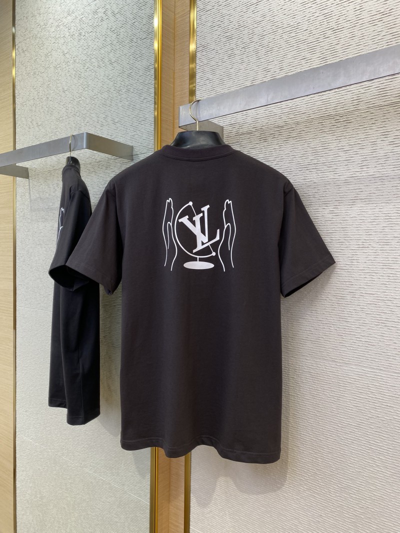 LV Compass Print Short Sleeve T-Shirt 6