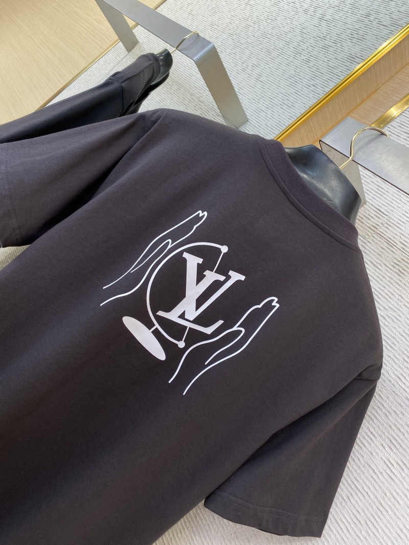 LV Compass Print Short Sleeve T-Shirt 7