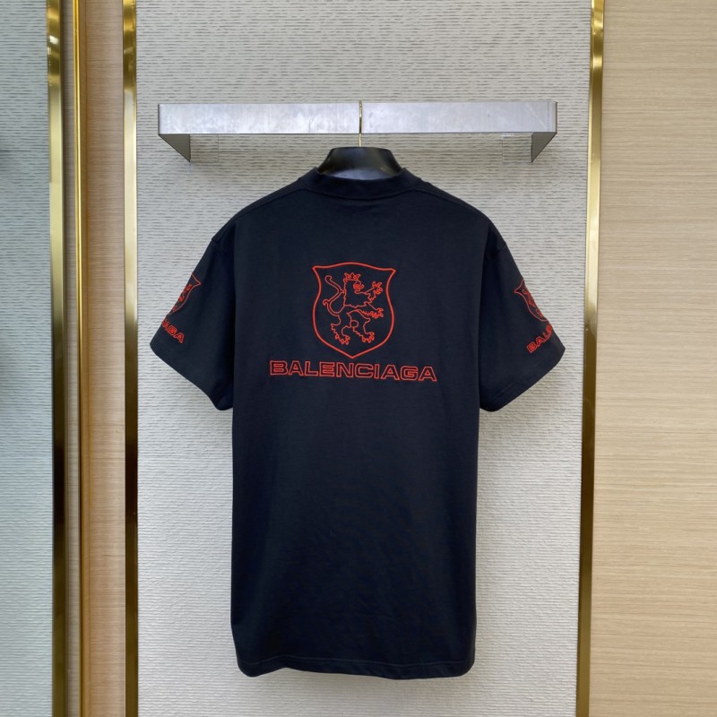 Balenciaga Manchester United Embroidered Short Sleeve 1