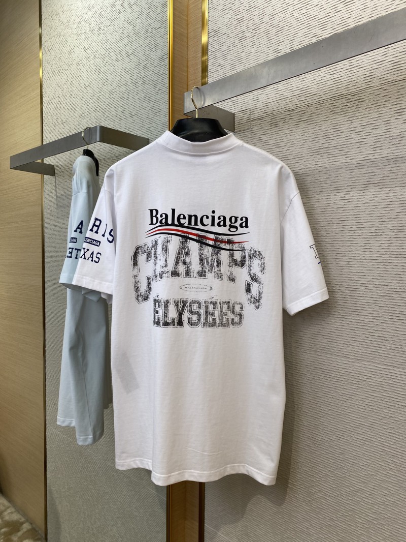 Balenciaga Love Print Short Sleeve T-Shirt White 6