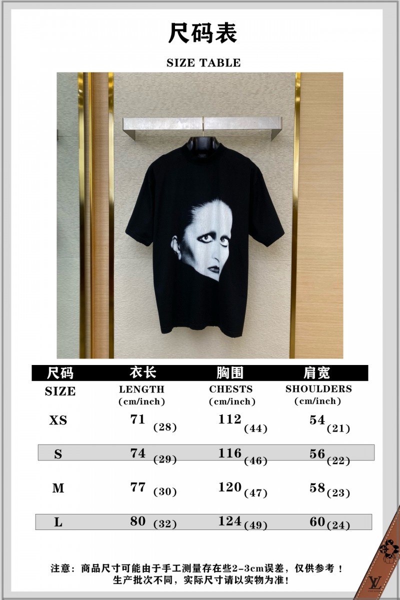 Balenciaga co-branded mia direct spray short sleeve 9