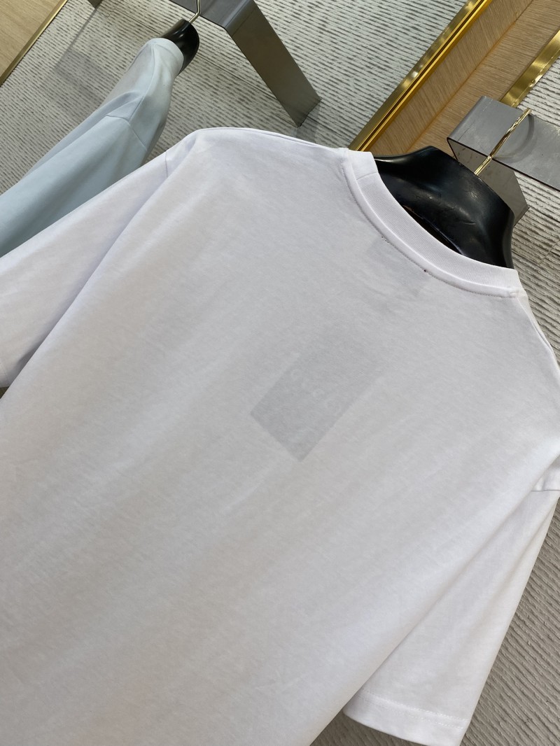 Gucci Collar Stripe Printed Round Neck Short Sleeve T-Shirt 7