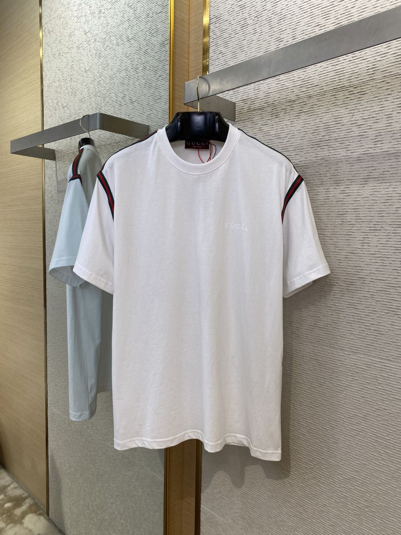 Gucci Ribbon Embroidery Short Sleeve T-Shirt 4