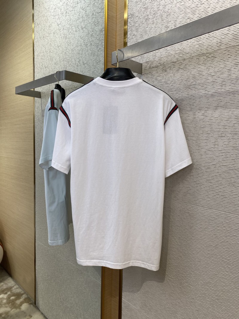 Gucci Ribbon Embroidery Short Sleeve T-Shirt 6