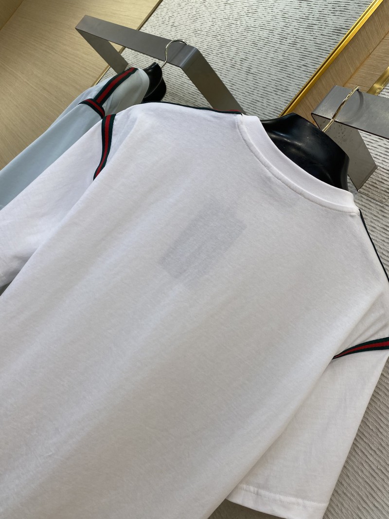 Gucci Ribbon Embroidery Short Sleeve T-Shirt 7