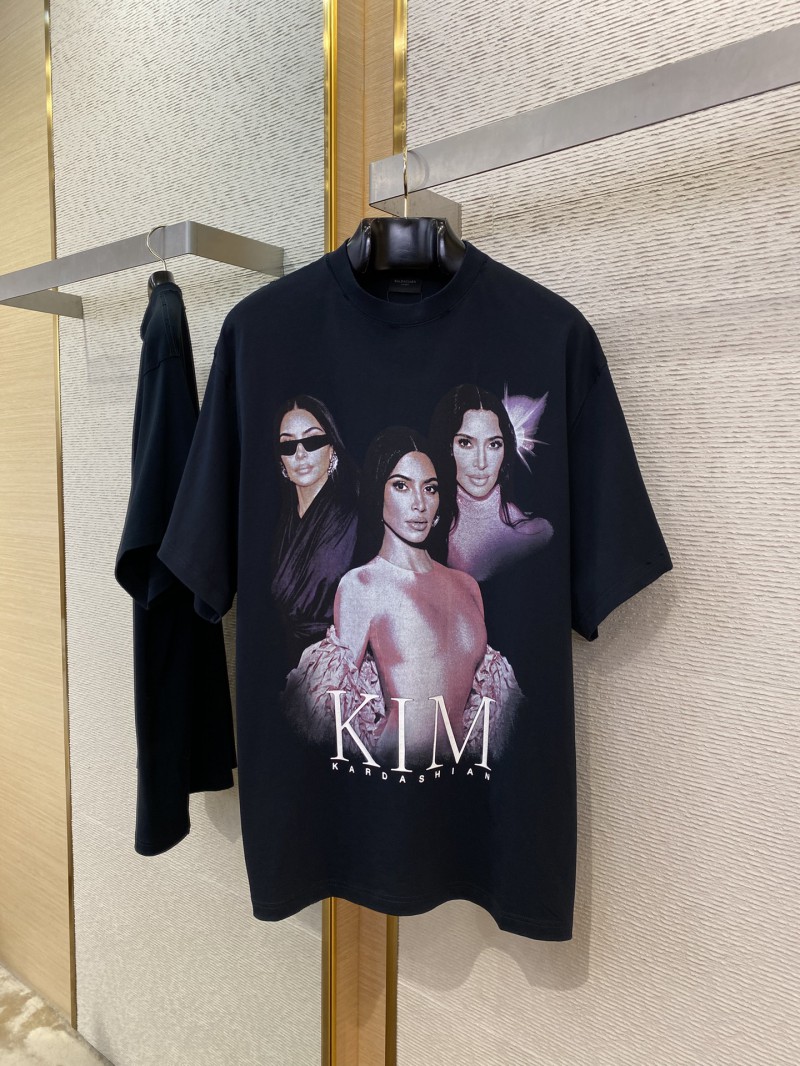 Balenciaga Kardashian Portrait Short Sleeve T-Shirt 4