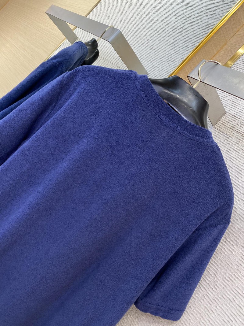 Prada Triangle Label Towel Short Sleeve T-Shirt Blue 7