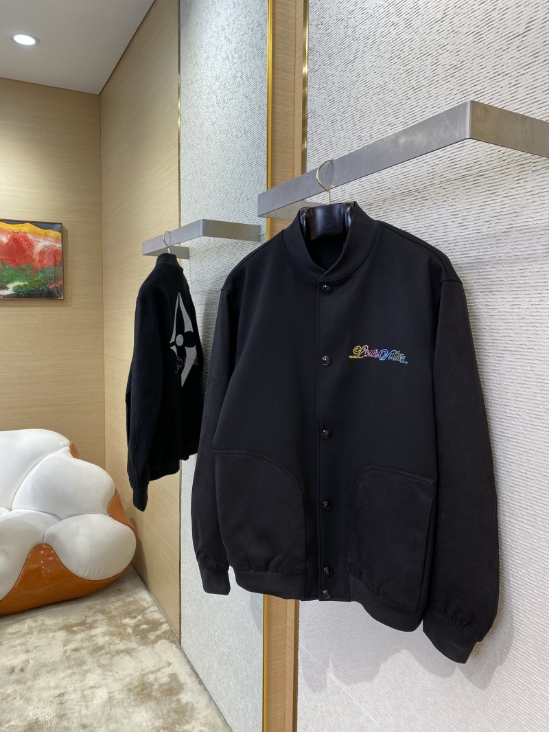 LV Sheep Wool Jacket with Colourful Diamonds and Embroidery 2