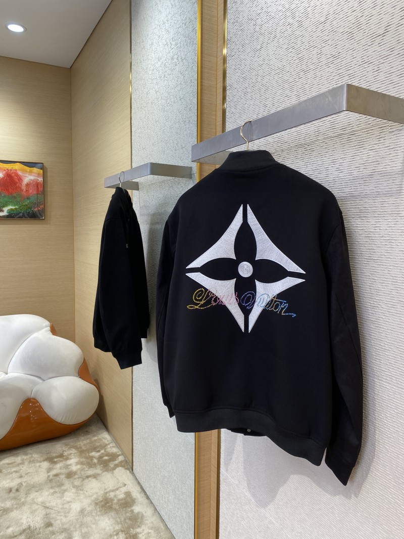 LV Sheep Wool Jacket with Colourful Diamonds and Embroidery 3