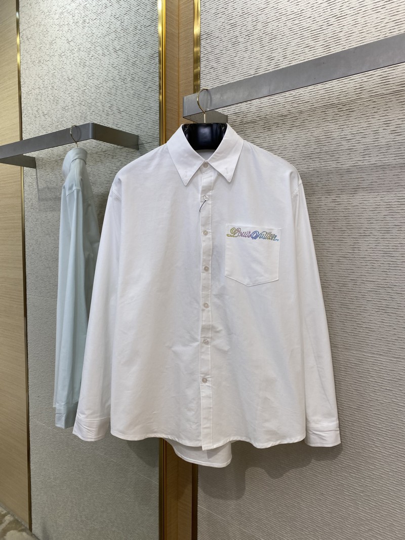 LV Pocket Colourful Monogrammed Lapel Shirt 4