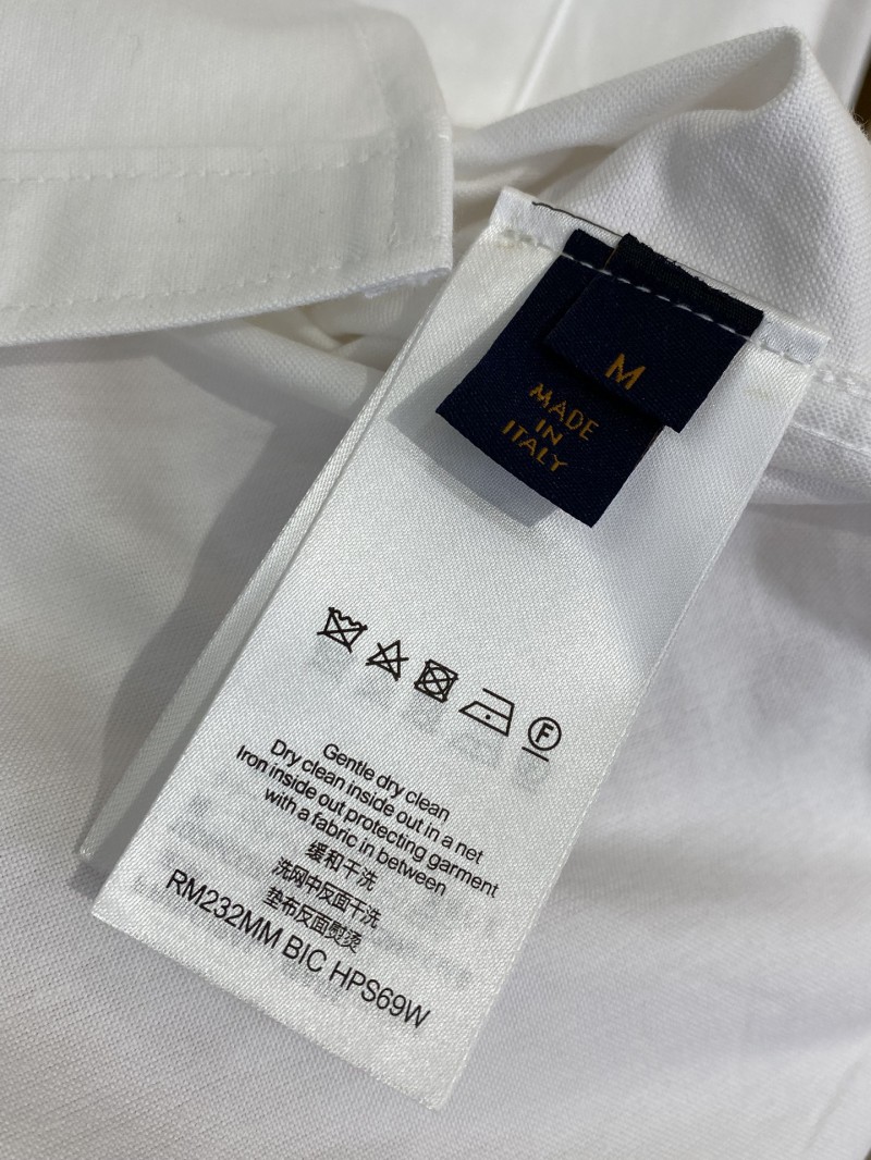 LV Pocket Colourful Monogrammed Lapel Shirt 8