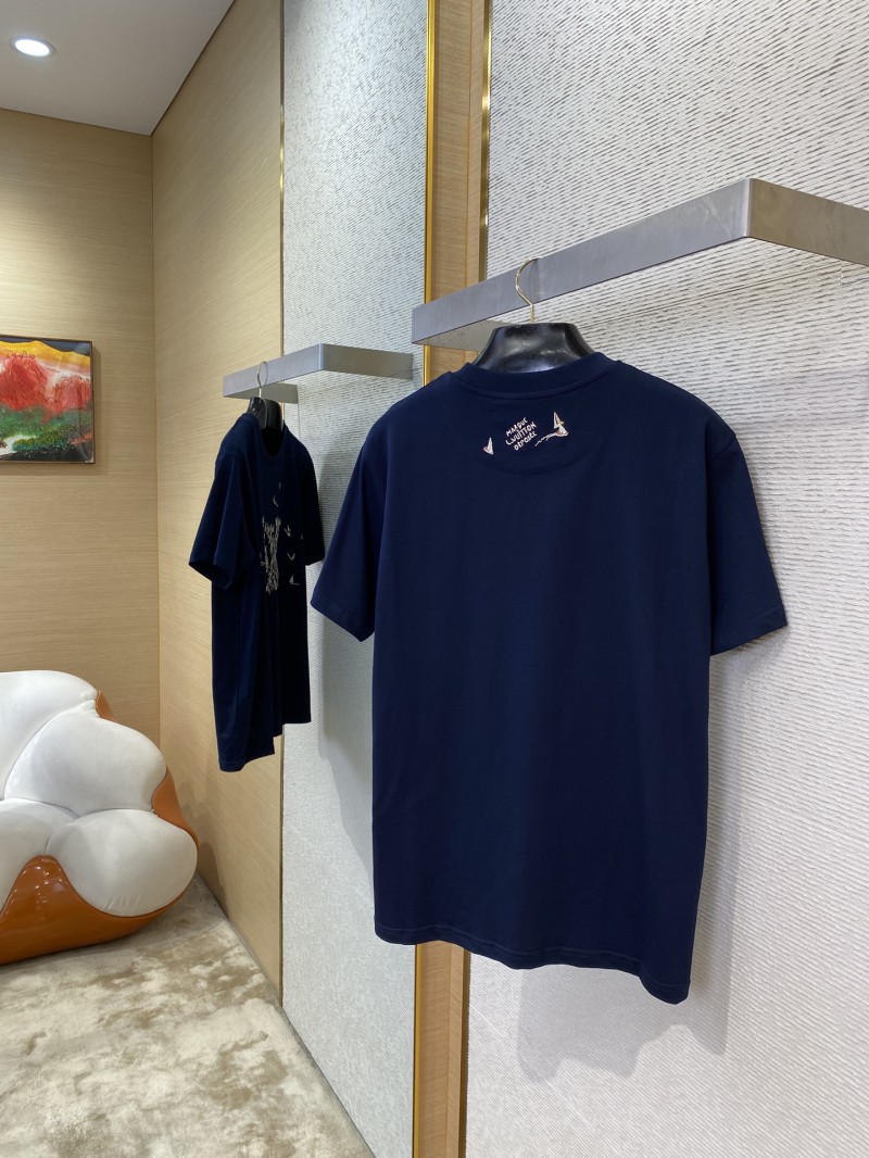 LV Sailboat Logo Embroidered Short Sleeve T-Shirt 3