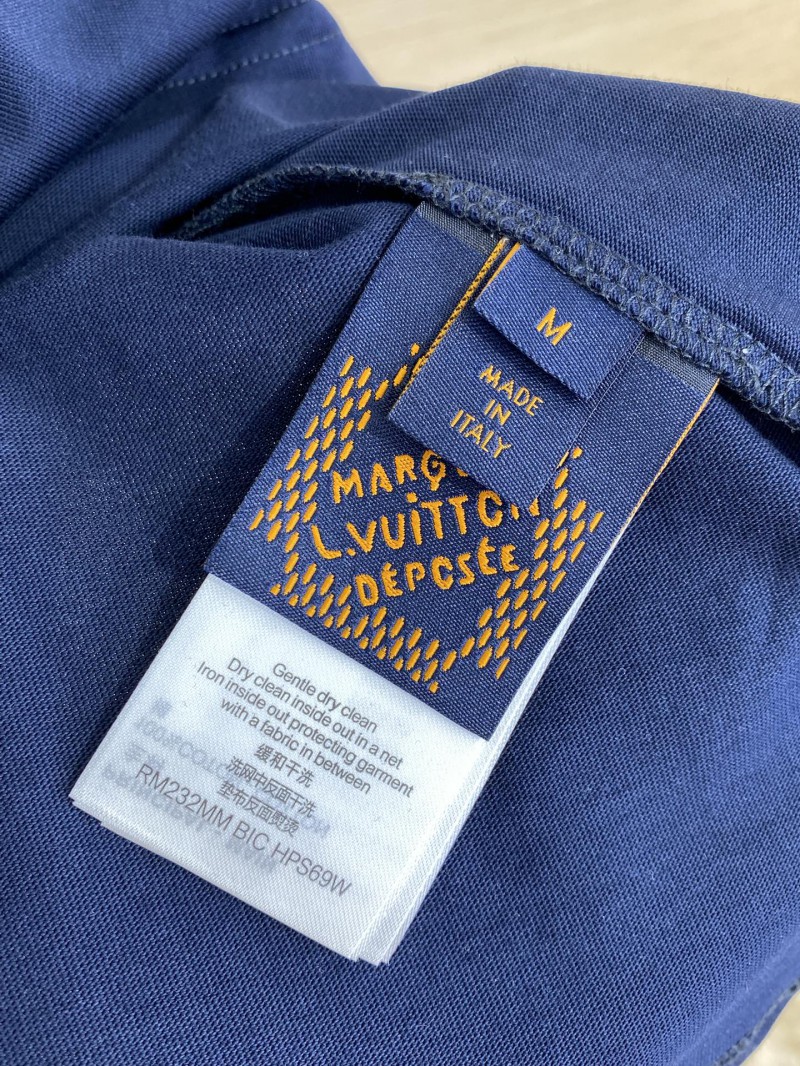 LV Sailboat Logo Embroidered Short Sleeve T-Shirt 8