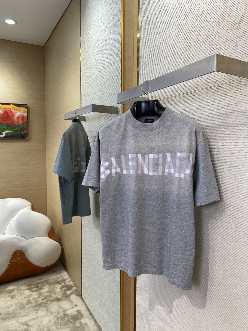 Balenciaga Mylar Tape Print Short Sleeve T-Shirt 2
